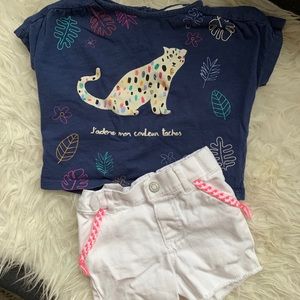Zara summer lot: tee and shorts